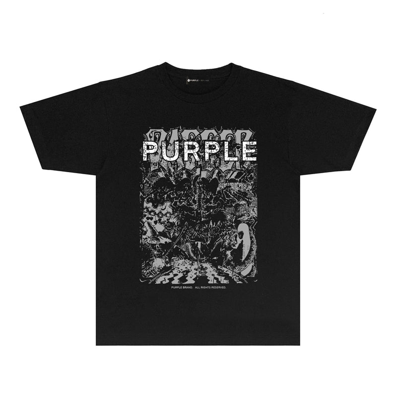 PURPLE  fashion T-shirt