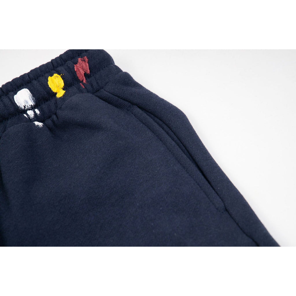 Gallery Dept Sweatpants Hand-painted splashed ink alphabet casual trousers